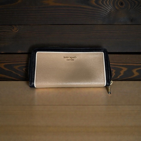 Kate Spade New York Morgan Color blocked Zip Around Continental Wallet - Picture 2 of 4